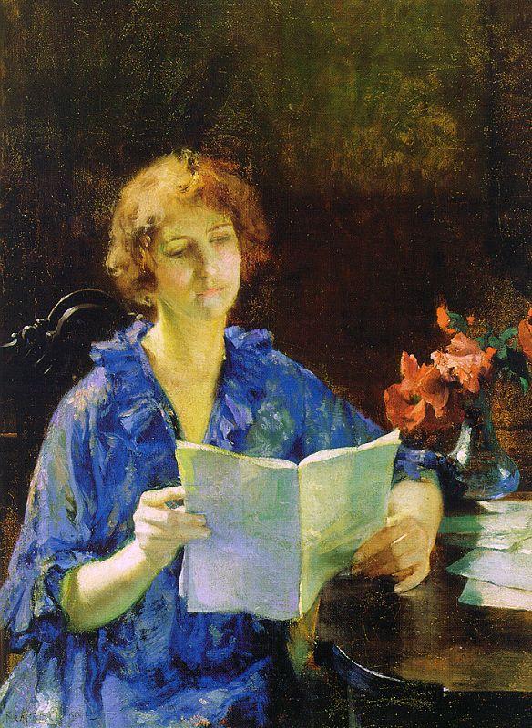 Francis Coates Jones Woman Reading